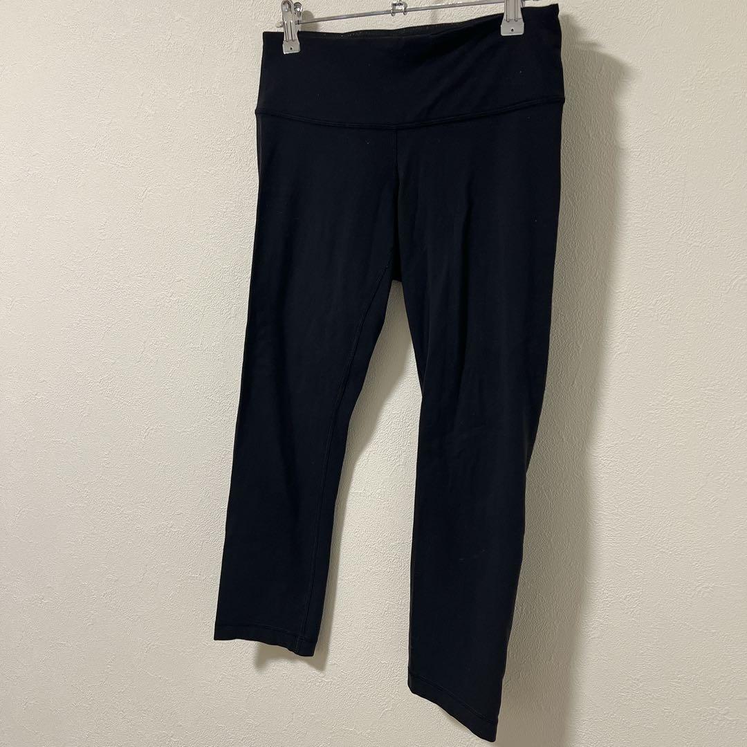 lululemon ルルレモン クロップドレギンス ブラック サイズ6