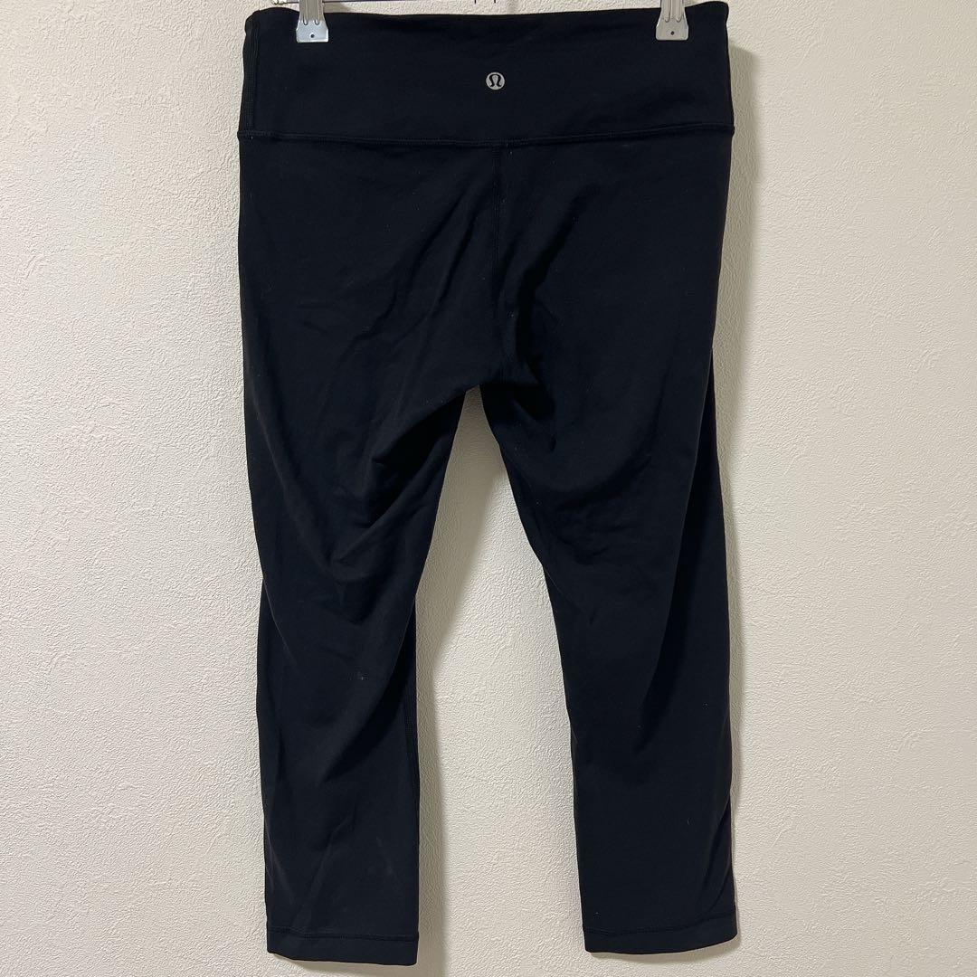 lululemon ルルレモン クロップドレギンス ブラック サイズ6