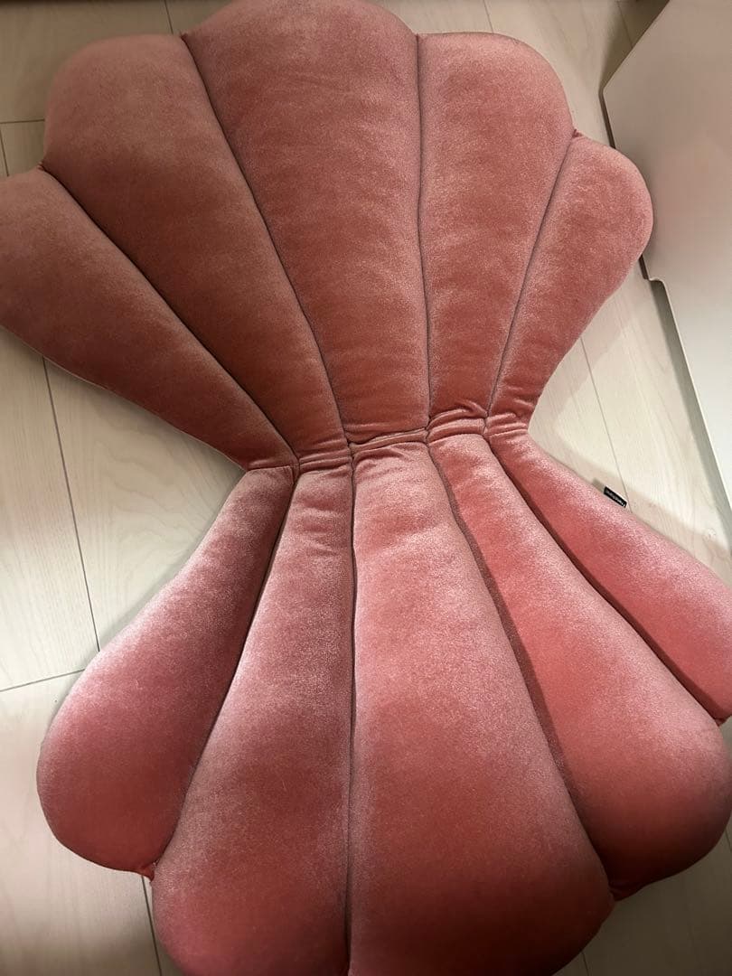 Francfrancフランフラン　シェル（貝殻）クッション　未使用　ピンク
