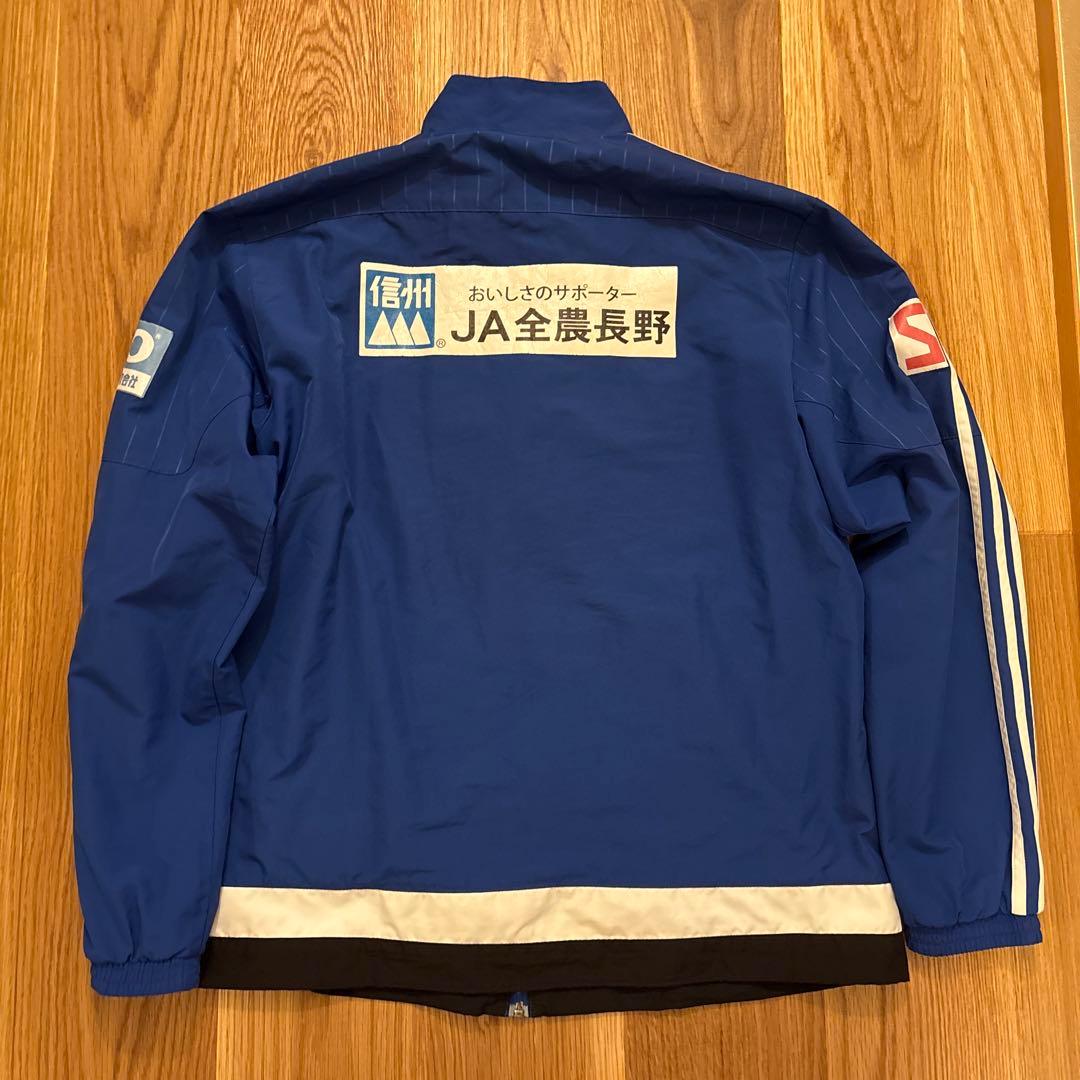 アディダス　松本山雅　ウィンドブレーカー 青 XOサイズ　希少カラー