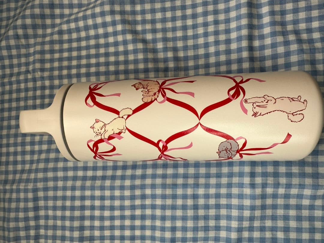 値下スタバ　バレンタイン2025ハンドルリッドステンレスボトル473ml