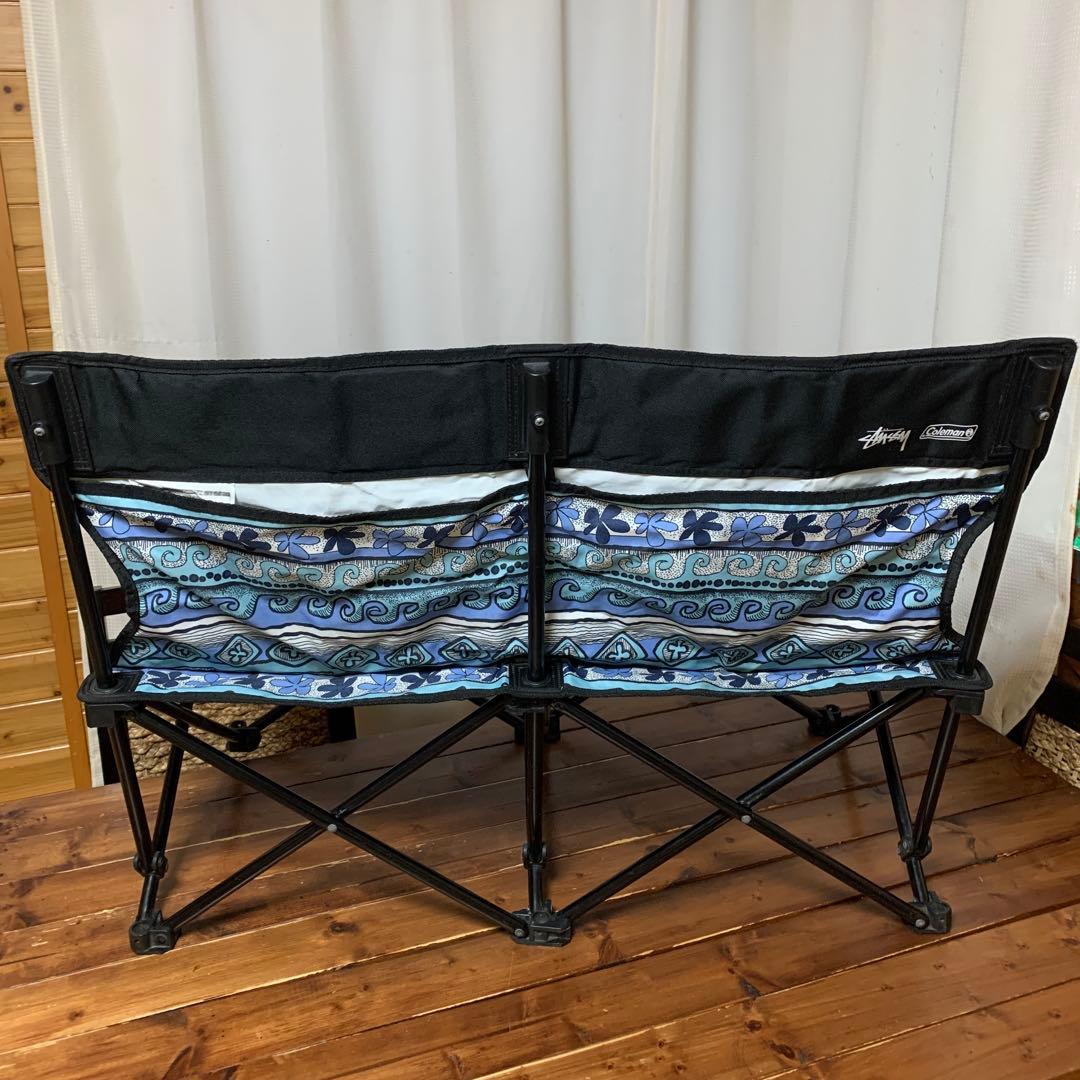 ぴ*す様 Coleman STUSSY ステューシー アウトドア チェア ベンチ