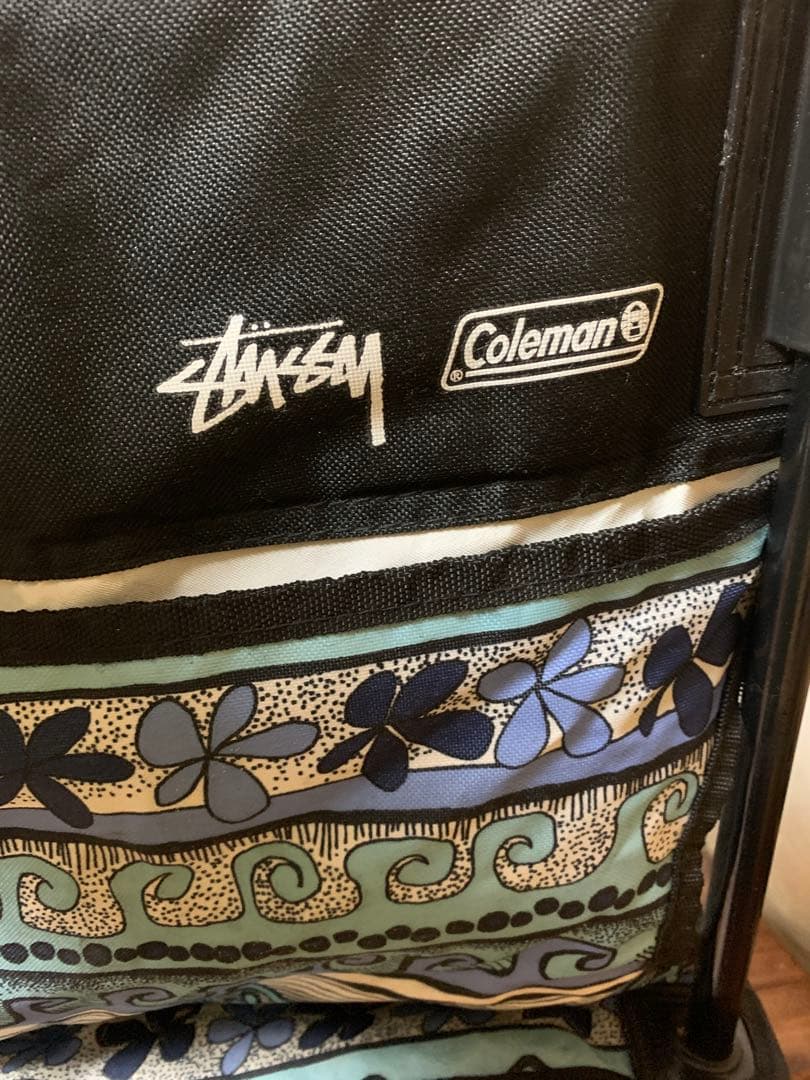 ぴ*す様 Coleman STUSSY ステューシー アウトドア チェア ベンチ