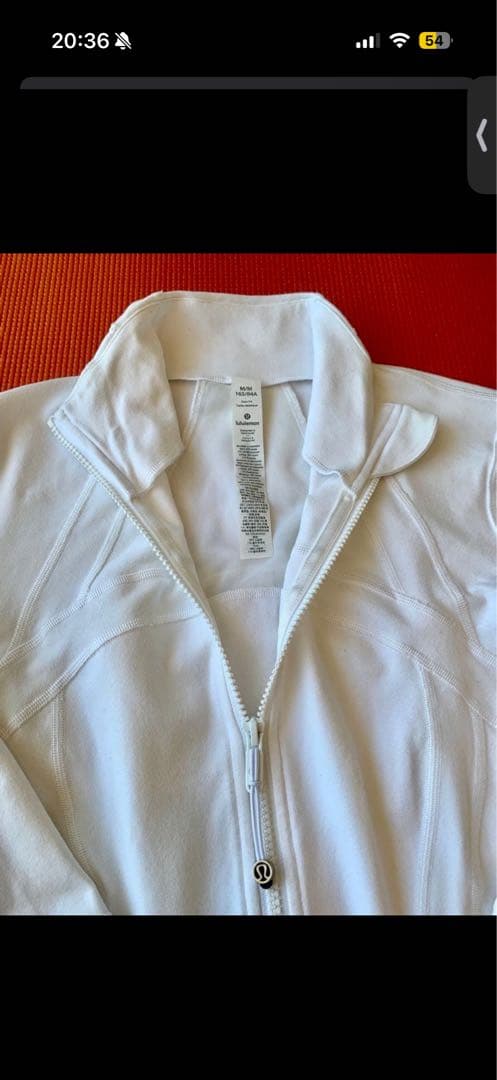 lululemon DefineジャケットM白Nuluホワイトピラティスヨガ