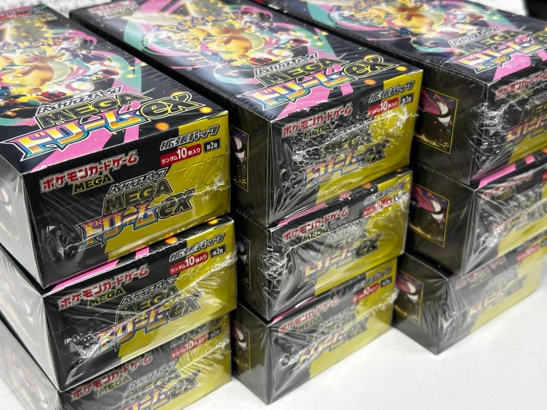 ポケモンカードMEGAドリームEX ペリペリシュリンク付き 9BOX