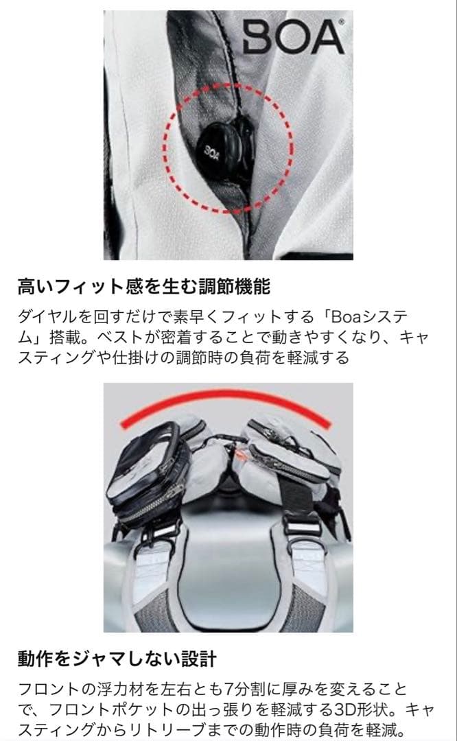 SHIMANO XEFO トリッパーゲームベスト 2XL