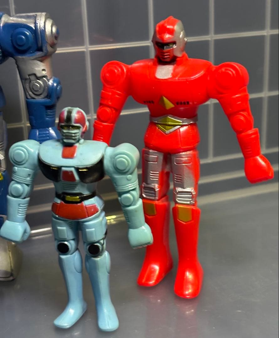 ソフビ　ポピー◆闘士ゴーディアン 3体セット◆タツノコプロ◆中古