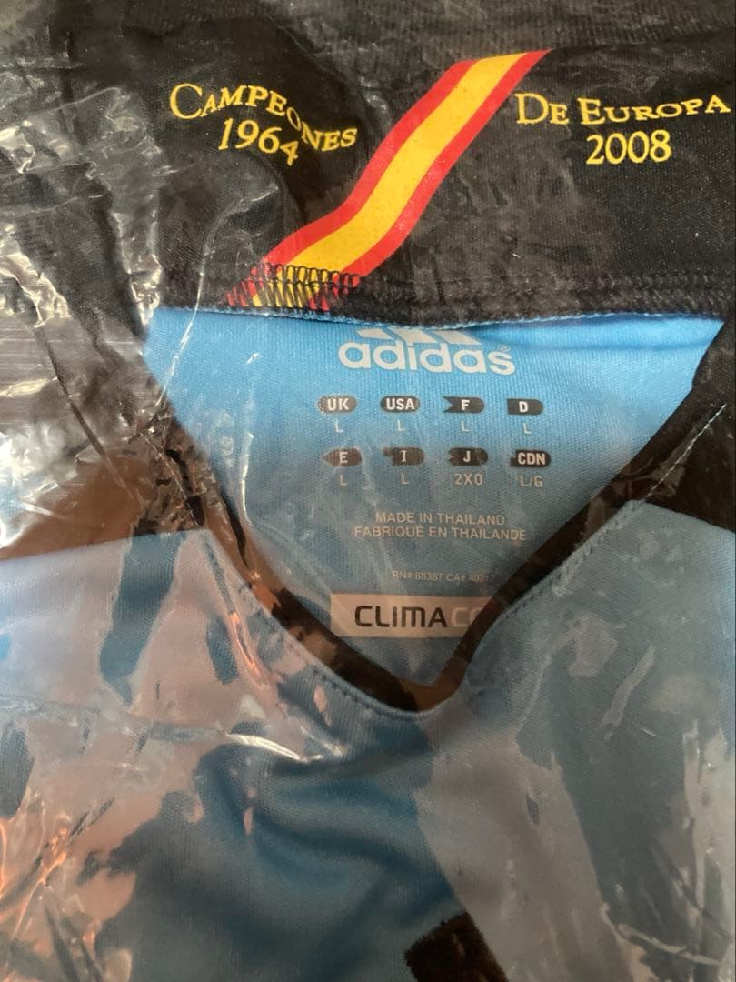 adidas スペイン代表ユニホーム　US Lサイズ 未開封品