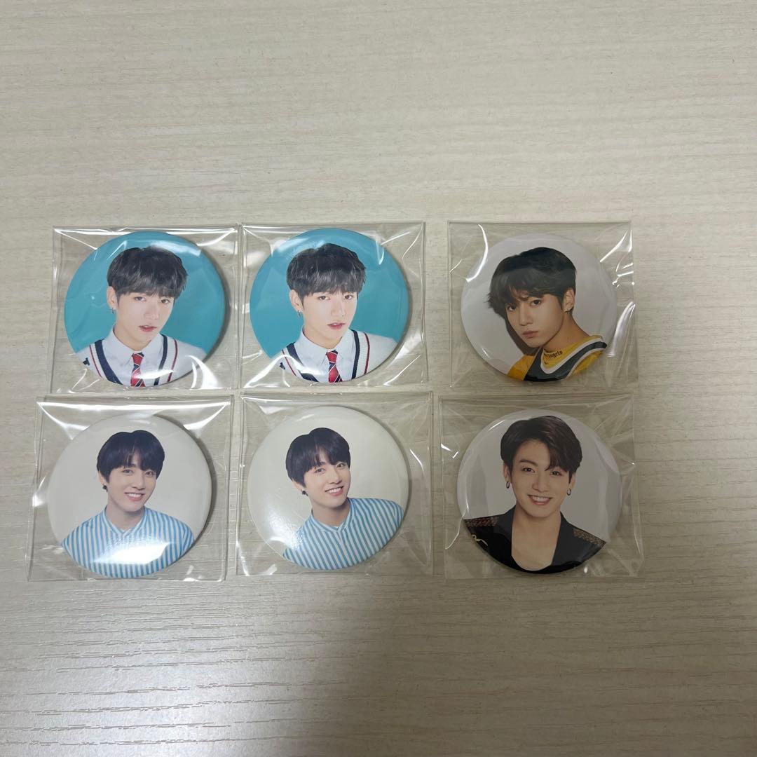 BTS ジョングク 缶バッジ ラキドロ 24個セット
