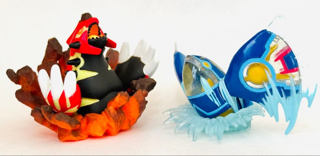 【非売品】ゲンシグラードン/ゲンシカイオーガ予約特典フィギュア2体セット
