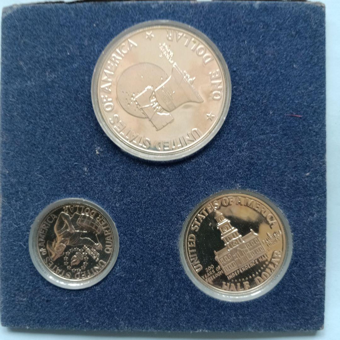 アメリカ建国200周年記念銀貨セット