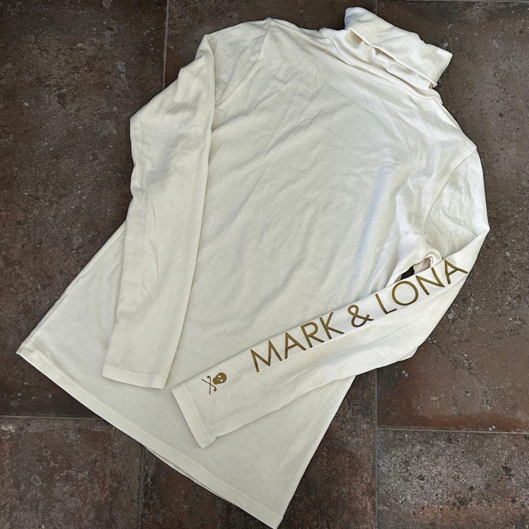 MARK&LONA 長袖　ハイネックインナー　ホワイト