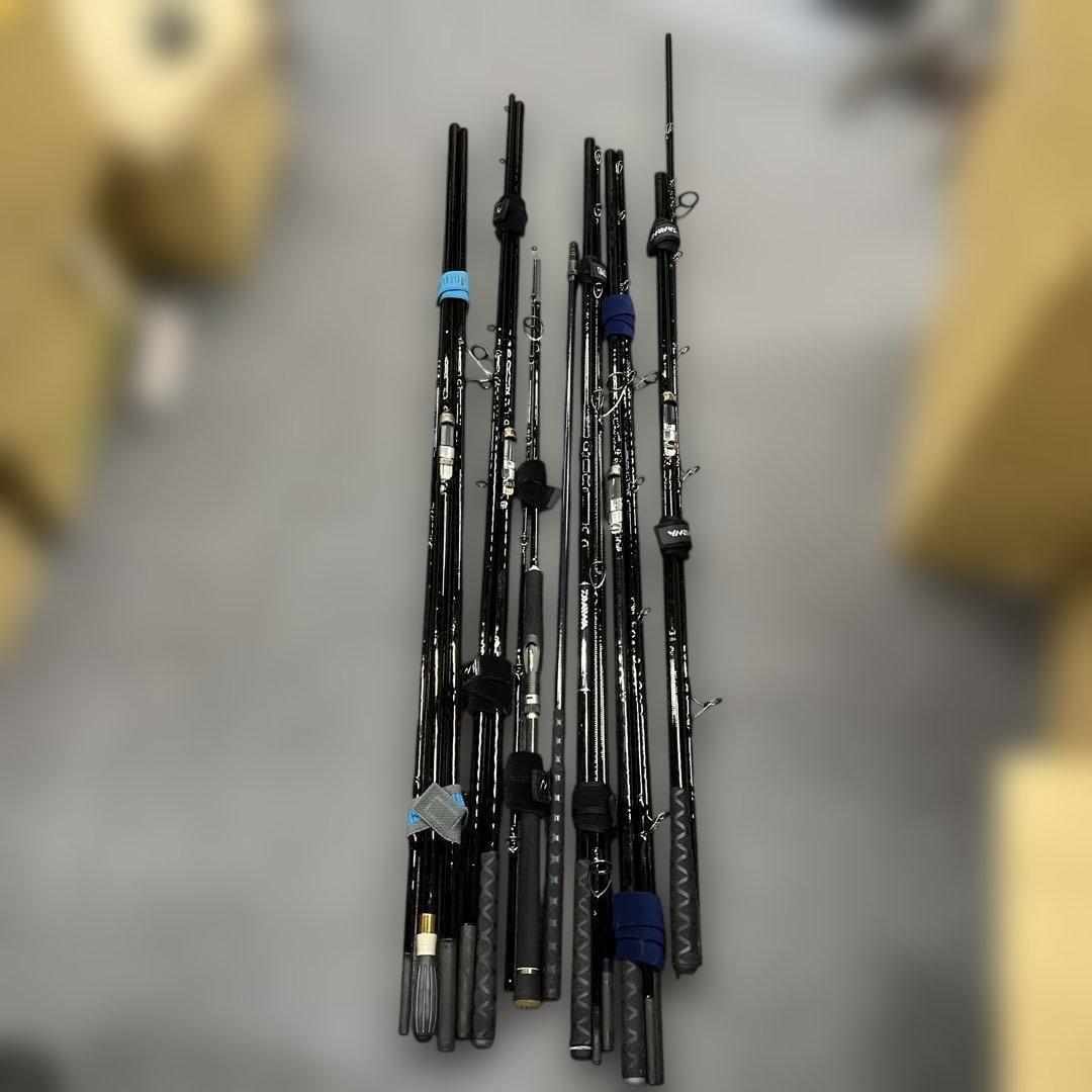 2 ダイワ　投げ竿　27-405S など7点まとめ売る現状品