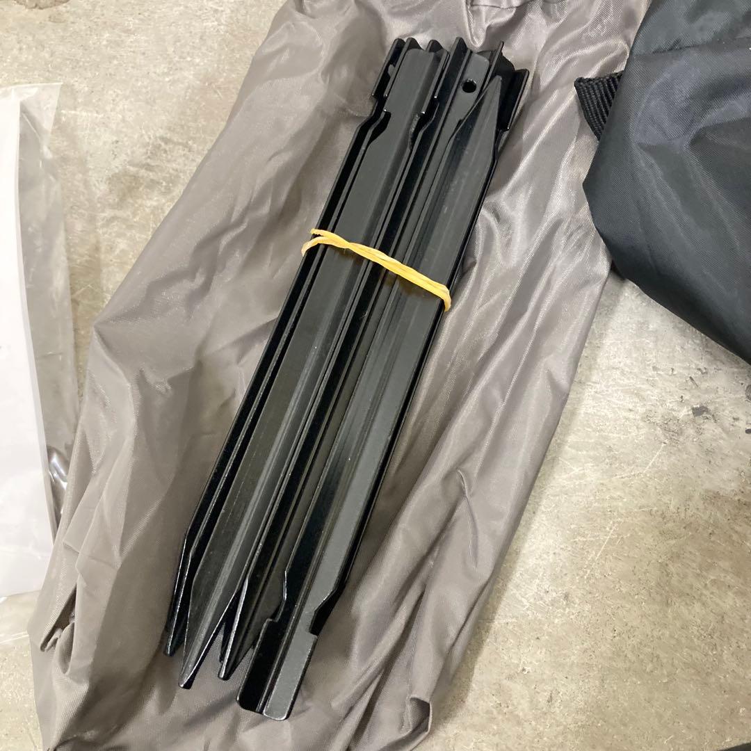 美品　DOD ONE POLE (S) ワンポールテントS ブラック　T3-44