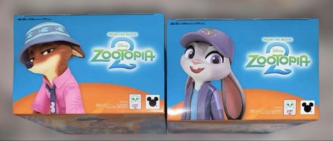 ディズニー　ズートピア２　フィギュア　ニック　ジュディ　プライズ　非売品　大人気