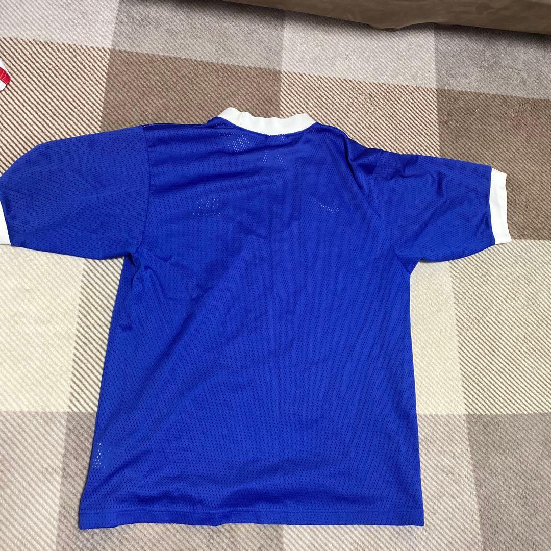 ロナウド　サッカー　青　練習着