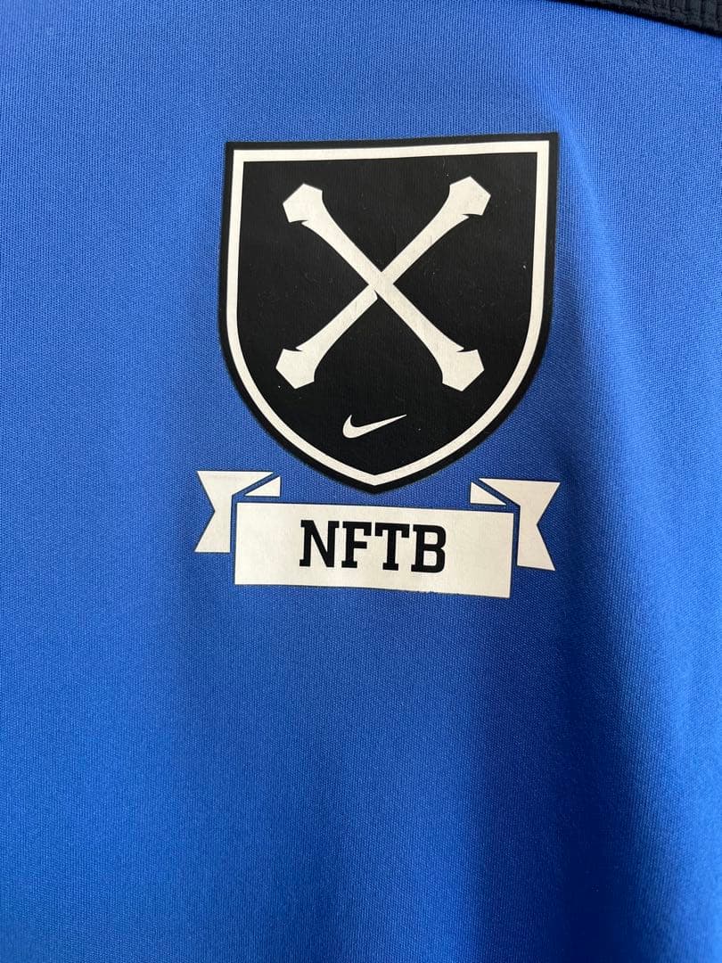 市立船橋サッカー部　Nike NFTB 半袖シャツ 青