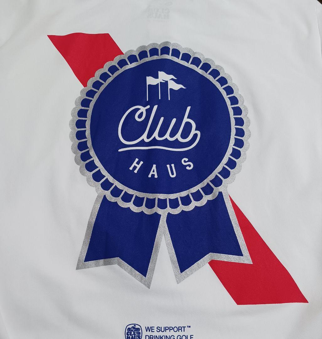 限定 clubhaus Pabst blue ribbon　ポロシャツ　XL