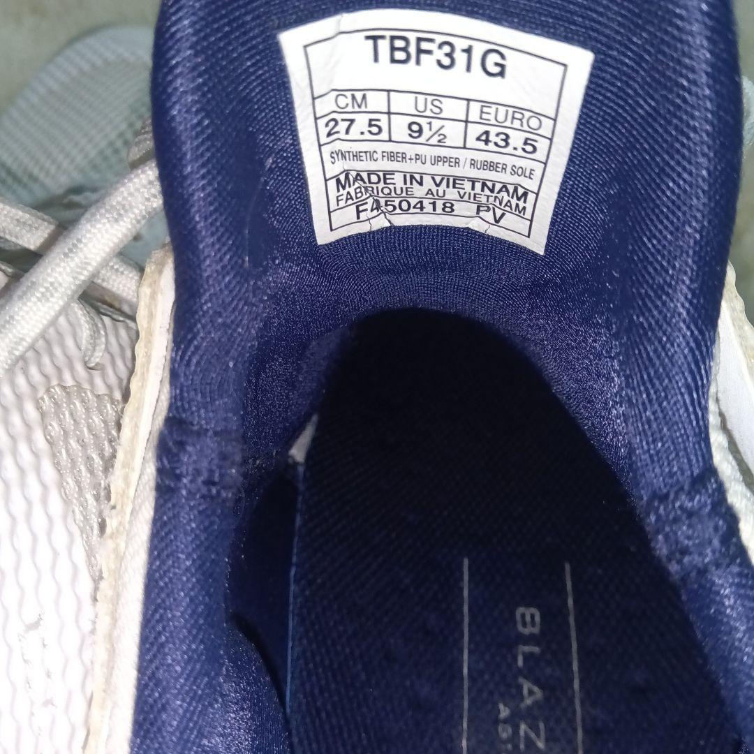 美品　asics BLAZE NOVA バスケットシューズ 27.5 ホワイト