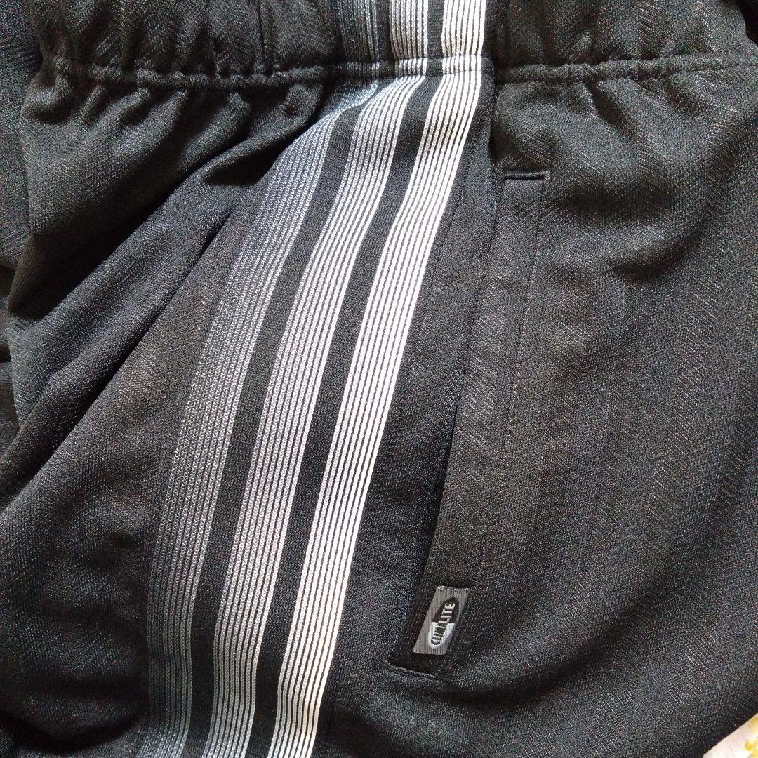 【adidas 】ブラックジャージ上下（サイズ違い）セット