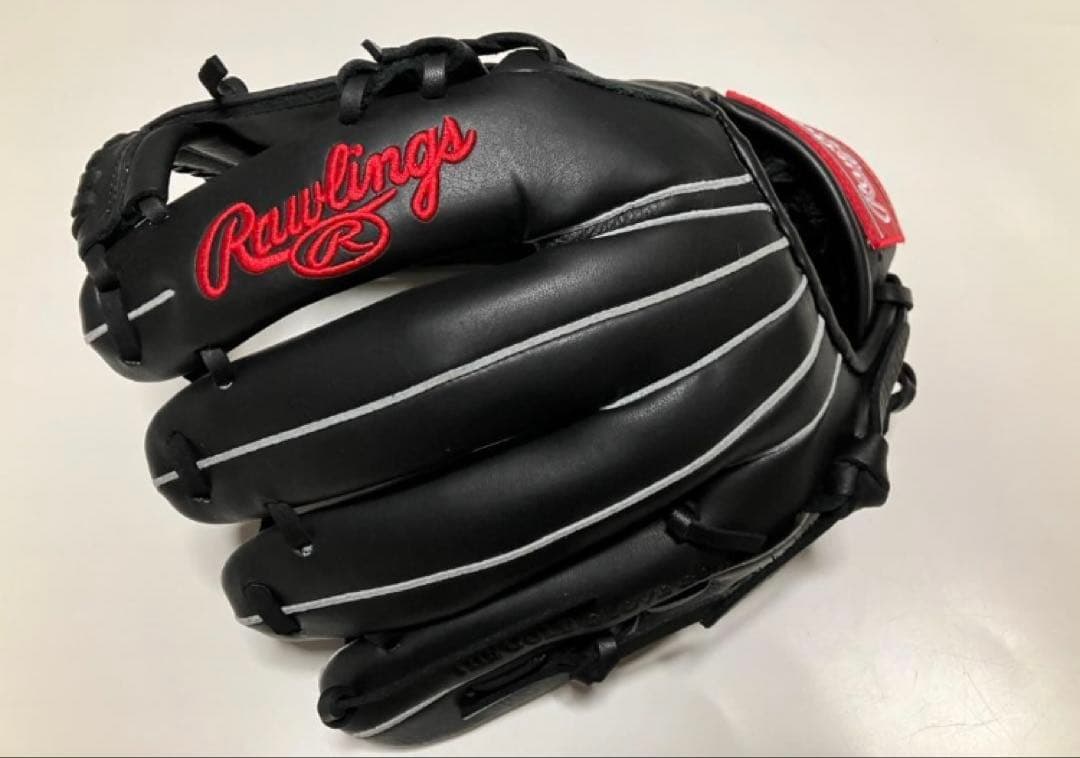 ローリングス黒 Rawlings軟式野球 /ソフトボール兼用グラブ 成人用