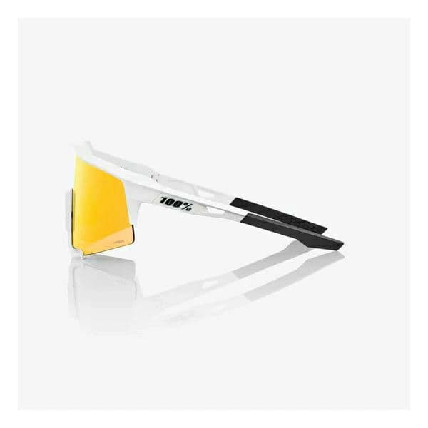100％ Speedcraft ホワイト レッド ワンハンドレッド サングラス