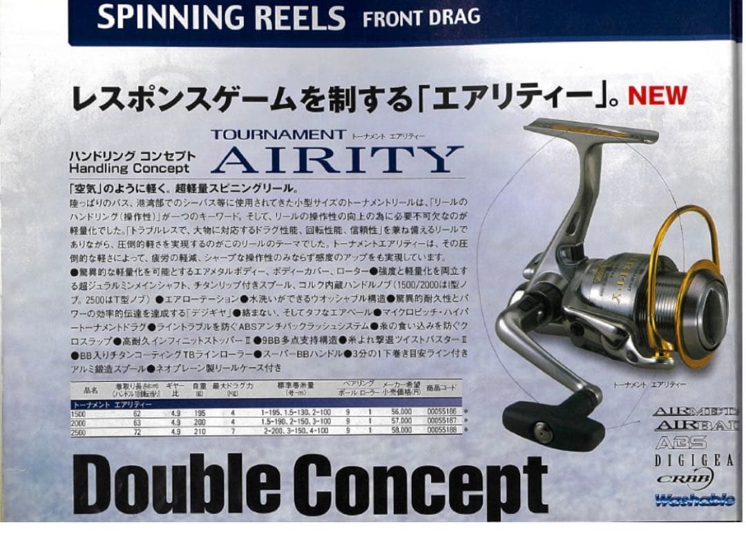 【期間限定値下げ】希少美品！Daiwa トーナメント　エアリティ 2500