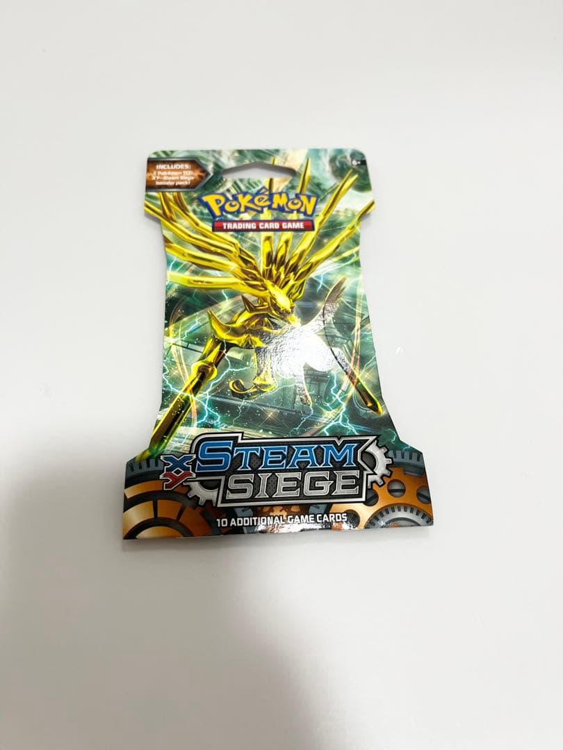 ポケモンカード未開封パックXYスチームシージSteamSiege海外激レア廃盤