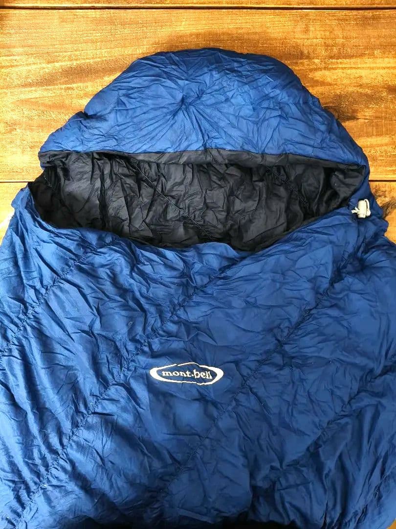 ◆ダウンハガー800#5◆ モンベル mont-bell シュラフ 寝袋 ブルー