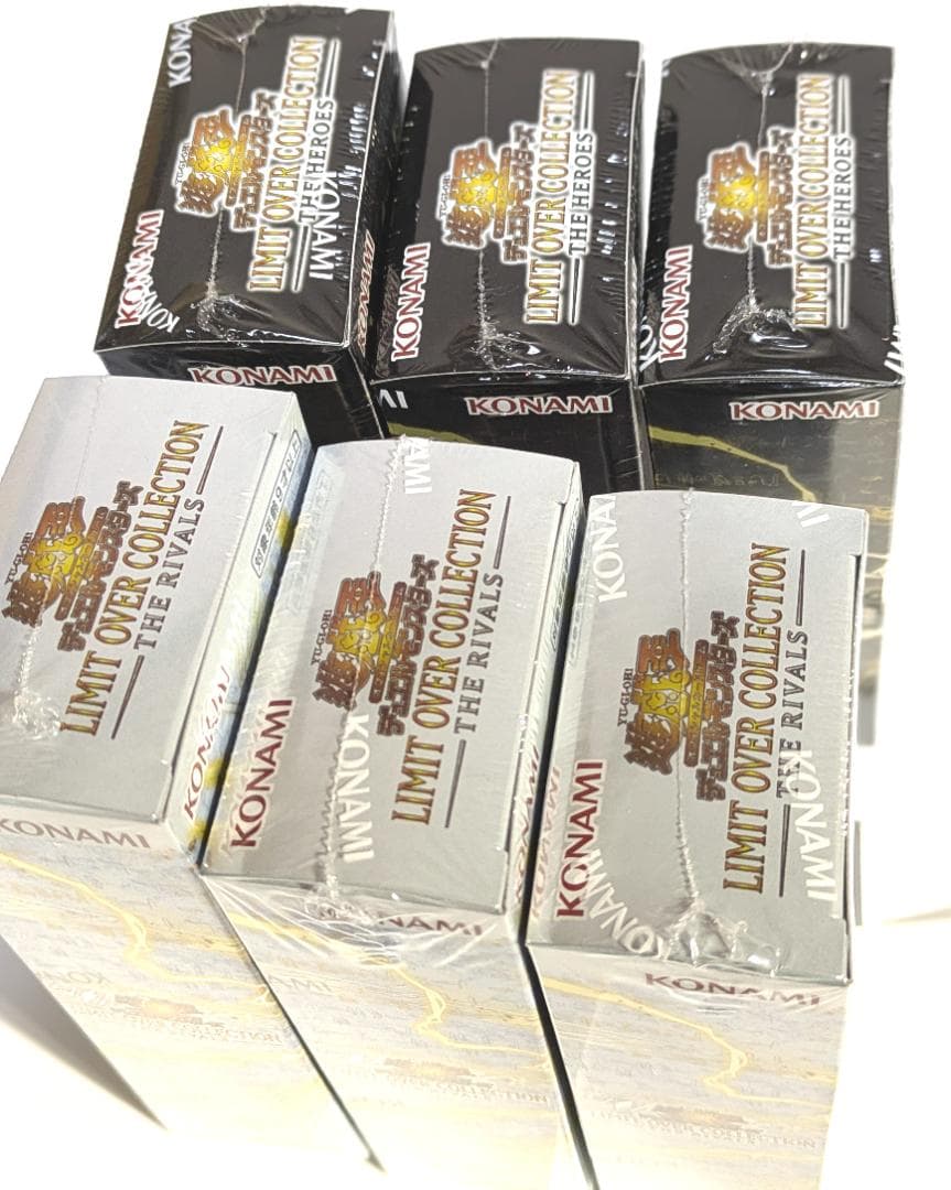 新品遊戯王リミットオーバーコレクションヒーローズ&ライバルズシュリンク付6BOX