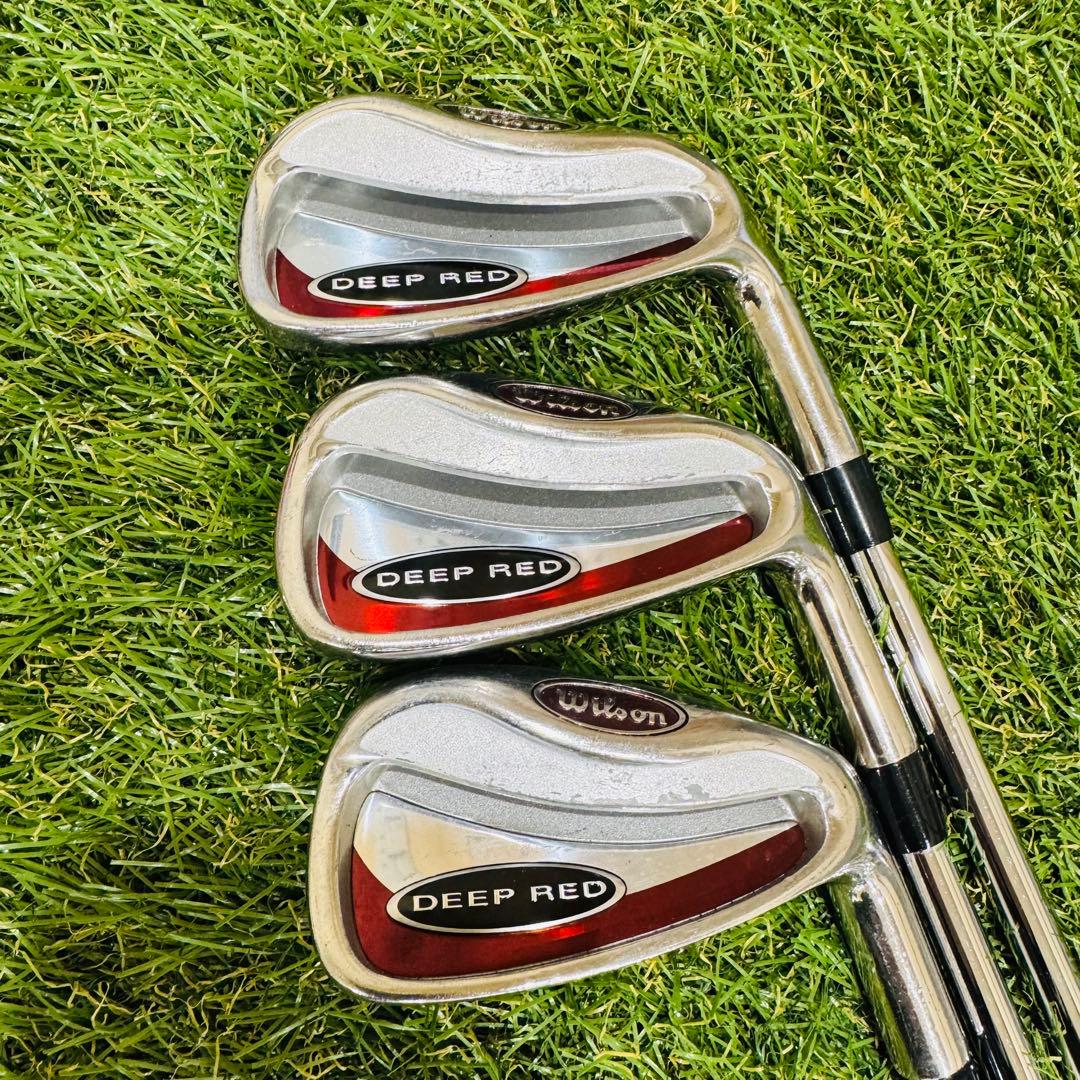 【男性用】ウィルソン wilson DEEP RED アイアンセット 6本（S）