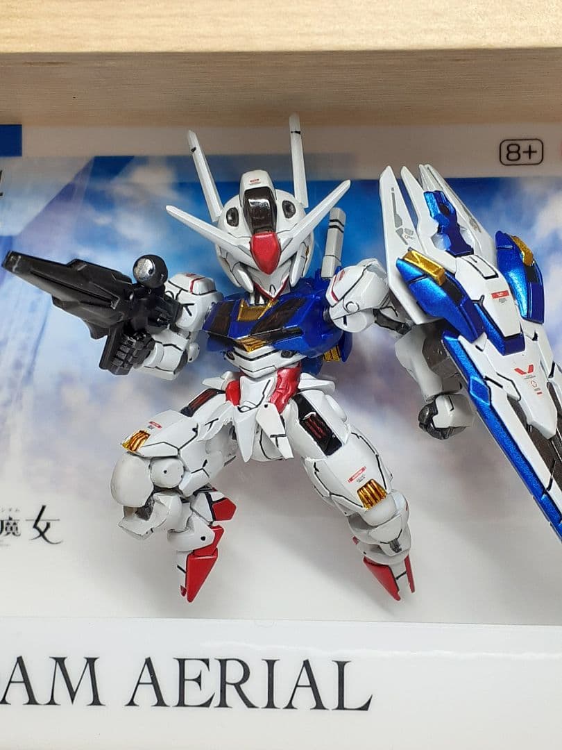 ガンダムコンバージ#23ガンダムエアリアル　ボックスアート風