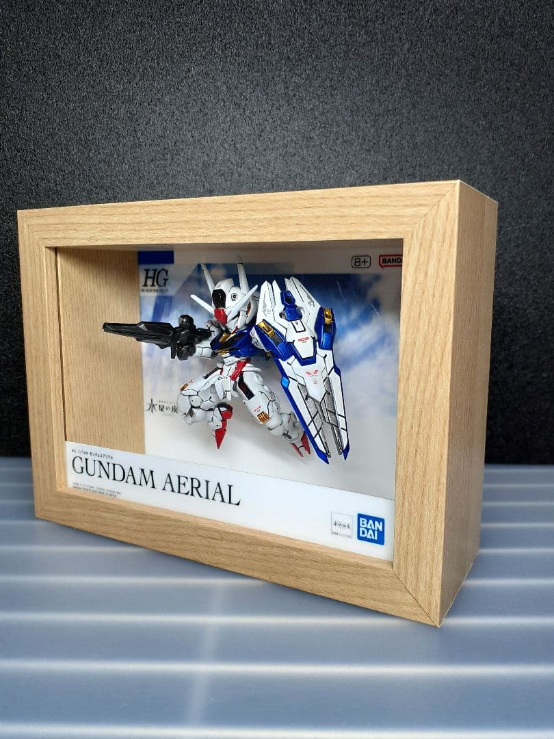 ガンダムコンバージ#23ガンダムエアリアル　ボックスアート風