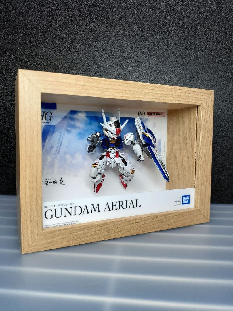 ガンダムコンバージ#23ガンダムエアリアル　ボックスアート風