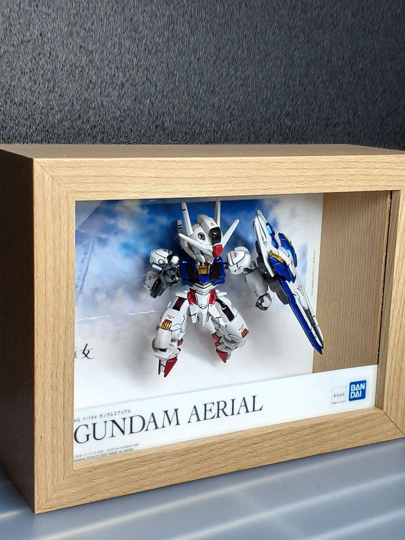 ガンダムコンバージ#23ガンダムエアリアル　ボックスアート風