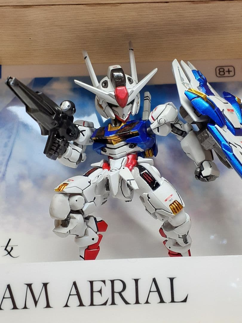 ガンダムコンバージ#23ガンダムエアリアル　ボックスアート風