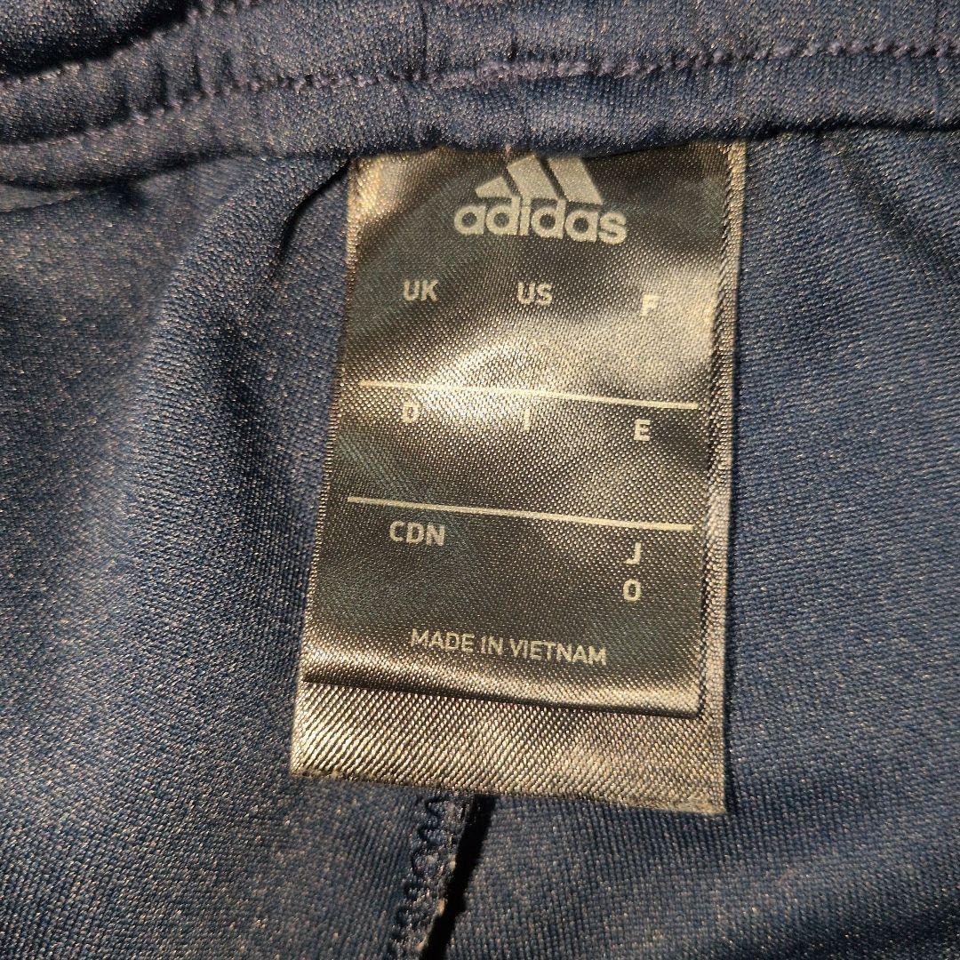 美品　adidas ネイビー　ジャージ上下セットアップ