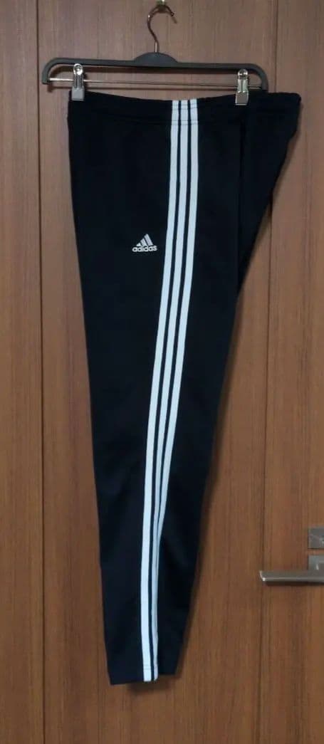 美品　adidas ネイビー　ジャージ上下セットアップ