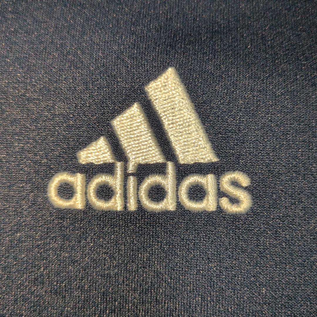美品　adidas ネイビー　ジャージ上下セットアップ