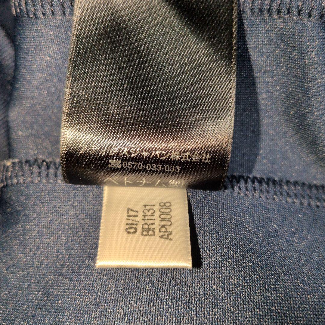 美品　adidas ネイビー　ジャージ上下セットアップ