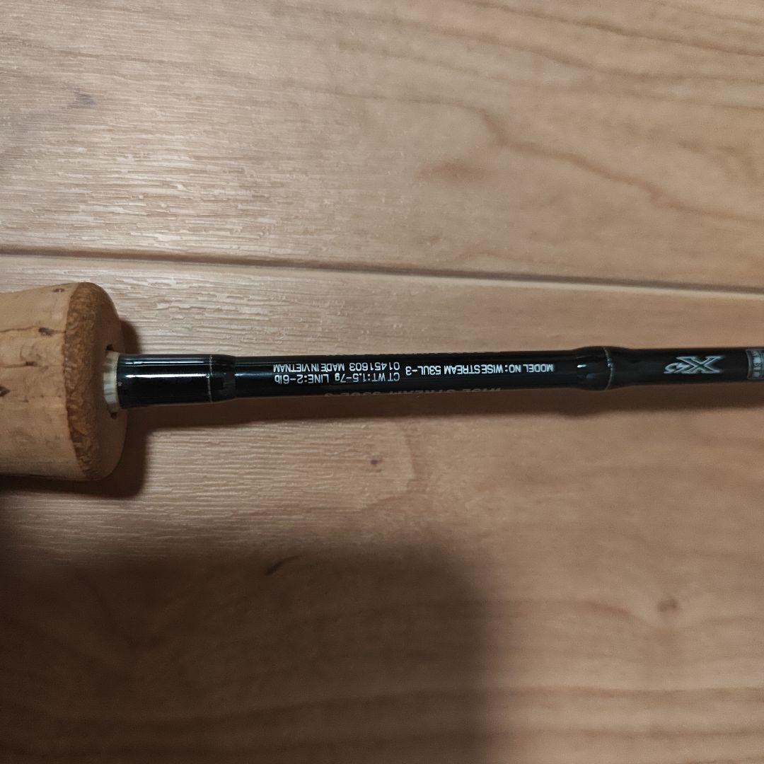 WISE STREAM 53UL-3 トラウトロッド 収納ケース付き