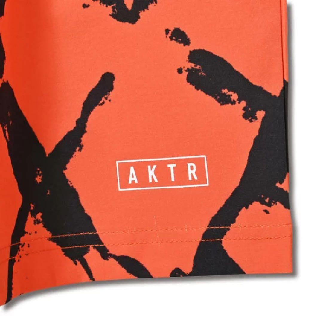 AKTR アクター　バスパン　Lサイズ　バスケットショーツ　オレンジ　バスケ