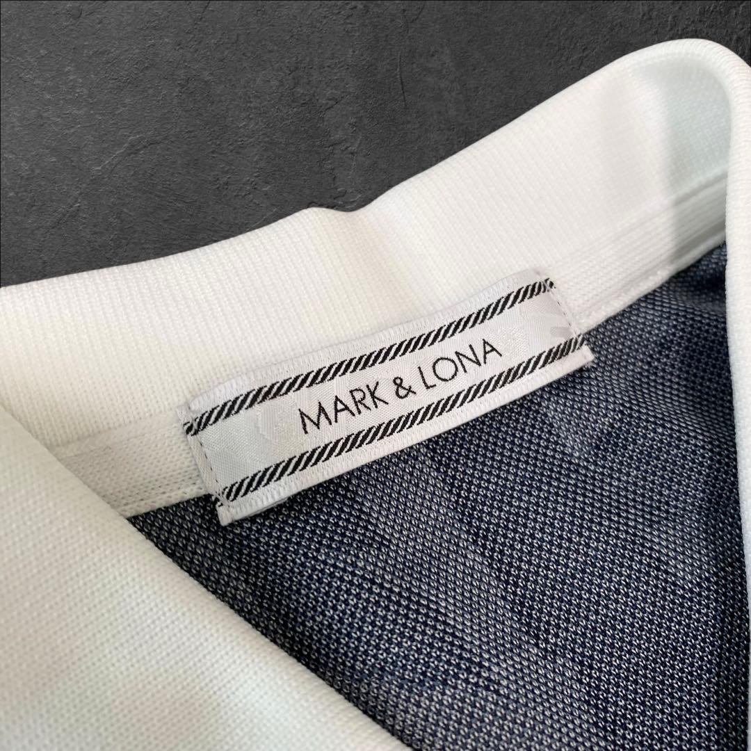 MARK&RONA ノースリーブ　ワンピース　M NAVY