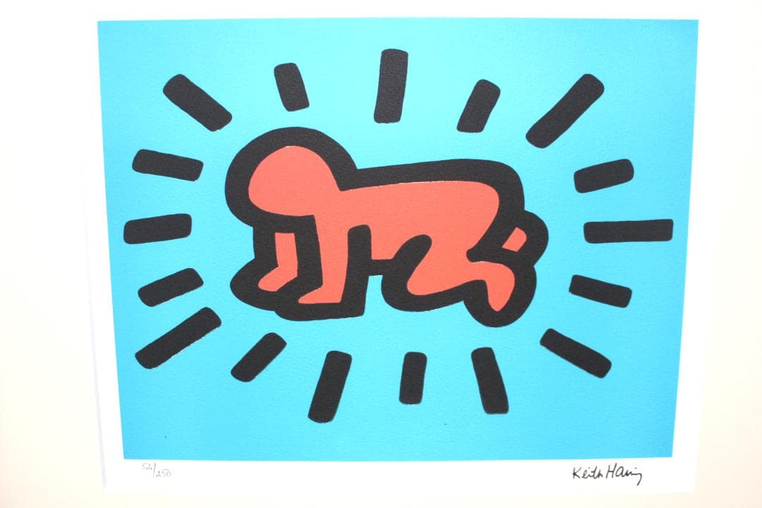 キース・ヘリング Untitled(ICONS)エスタンプリトグラフ