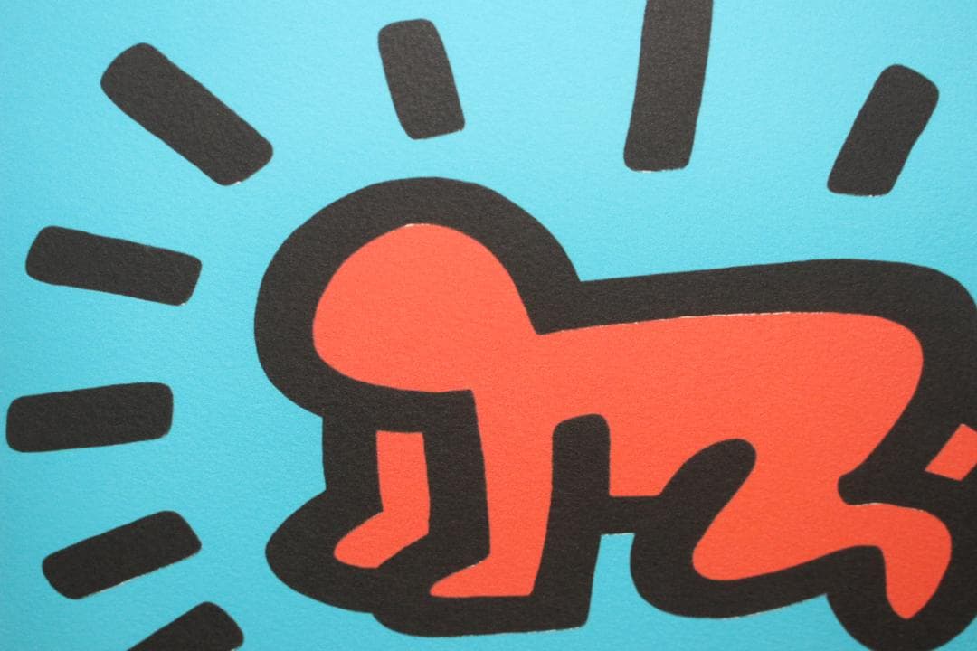 キース・ヘリング Untitled(ICONS)エスタンプリトグラフ