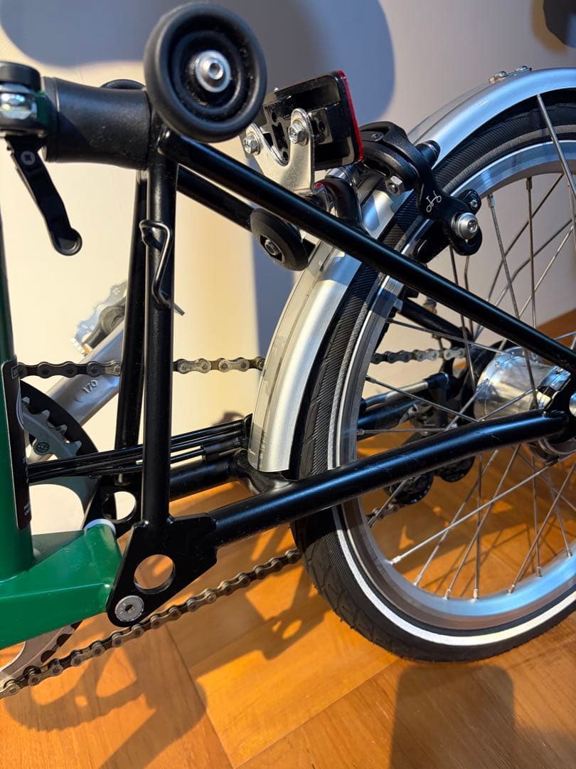 【美品】2024年3月購入BROMPTON M6L 6速　グリーン