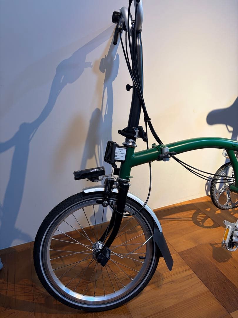 【美品】2024年3月購入BROMPTON M6L 6速　グリーン