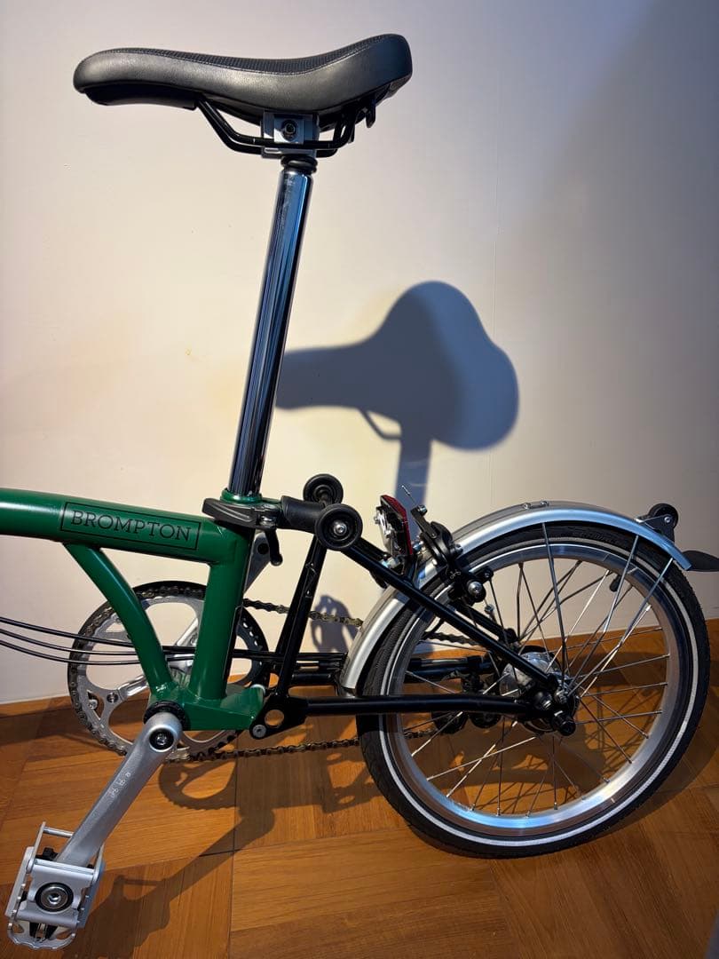 【美品】2024年3月購入BROMPTON M6L 6速　グリーン