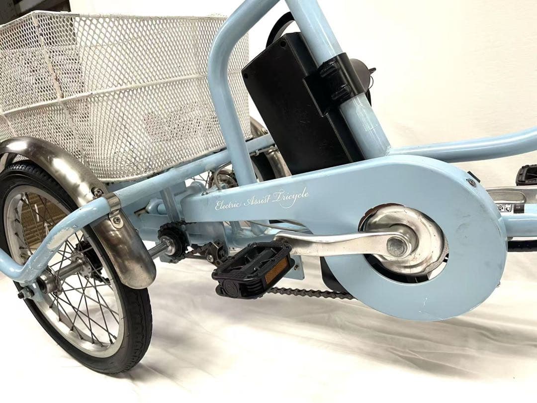 【即乘】送料無料 電動アシスト三輪自転車8.5Ah 20-16インチ動作確認済