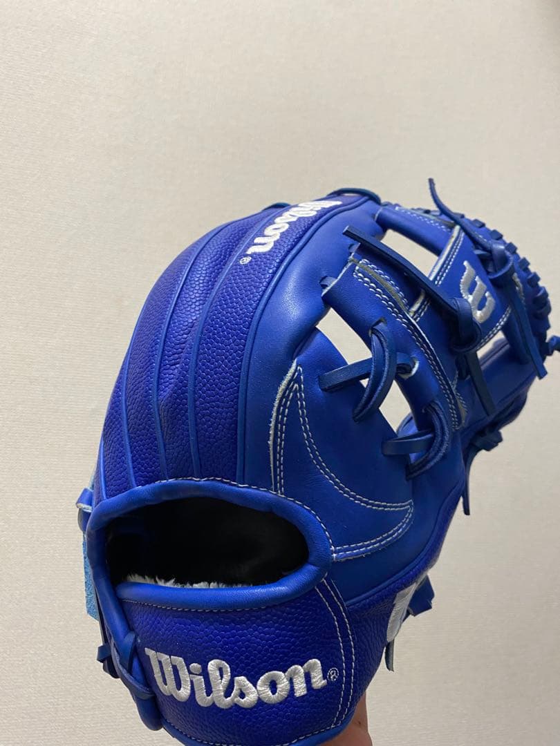 Wilson ウィルソン　内野手用 86型　軟式グローブ 青　D-MAX